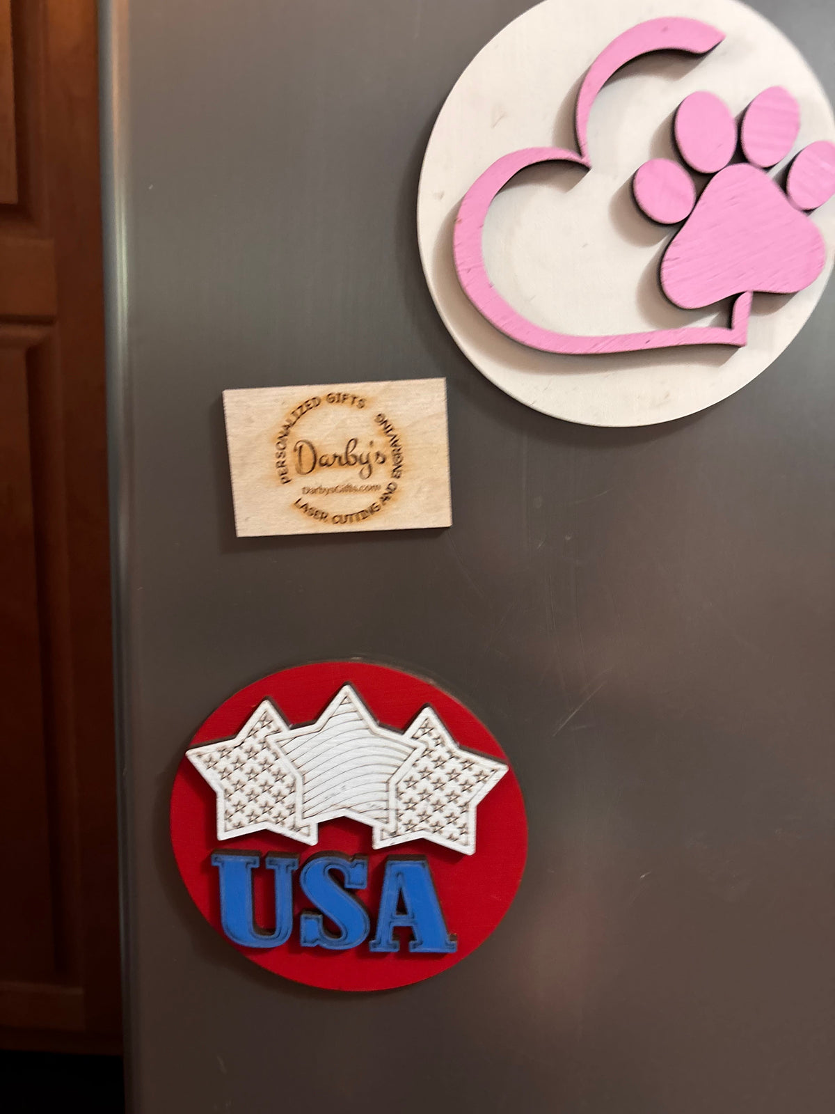 Custom Business Logo Promotional Items Keychains Coasters Magnets Signs