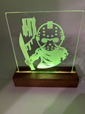 LED Acrylic Spooky Movie Sign Fri 13 Decoration