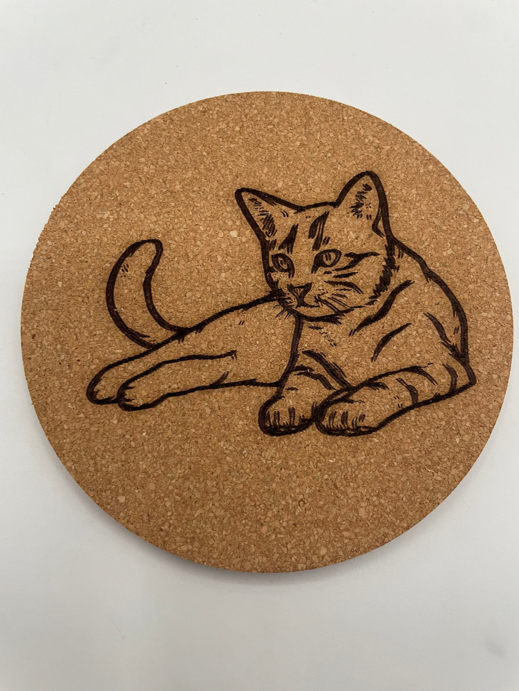 Cat Cork Coaster 6 Pack