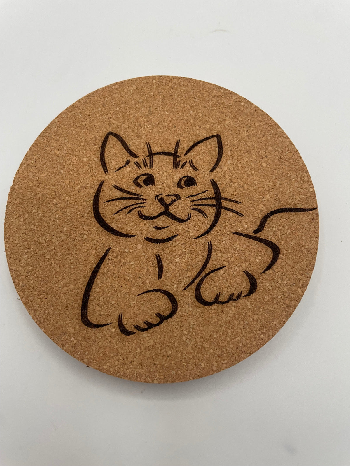 Cat Cork Coaster 6 Pack