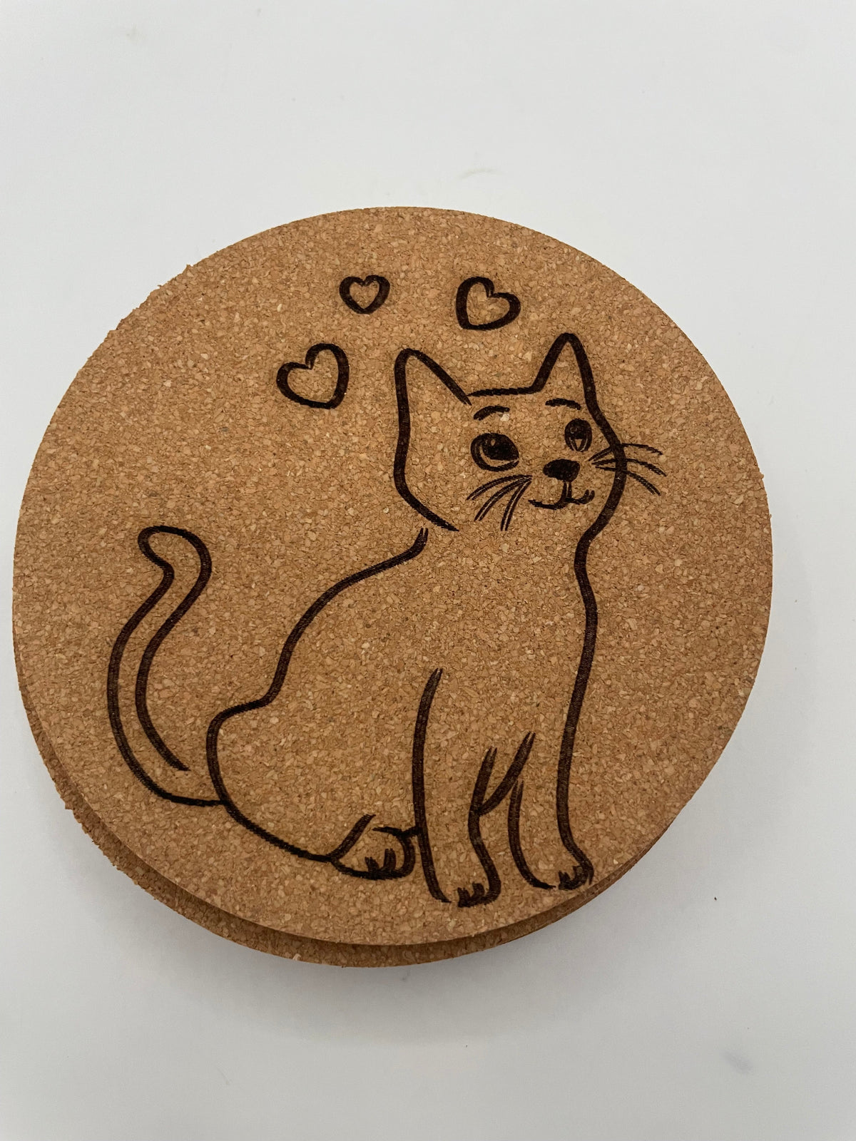 Cat Cork Coaster 6 Pack