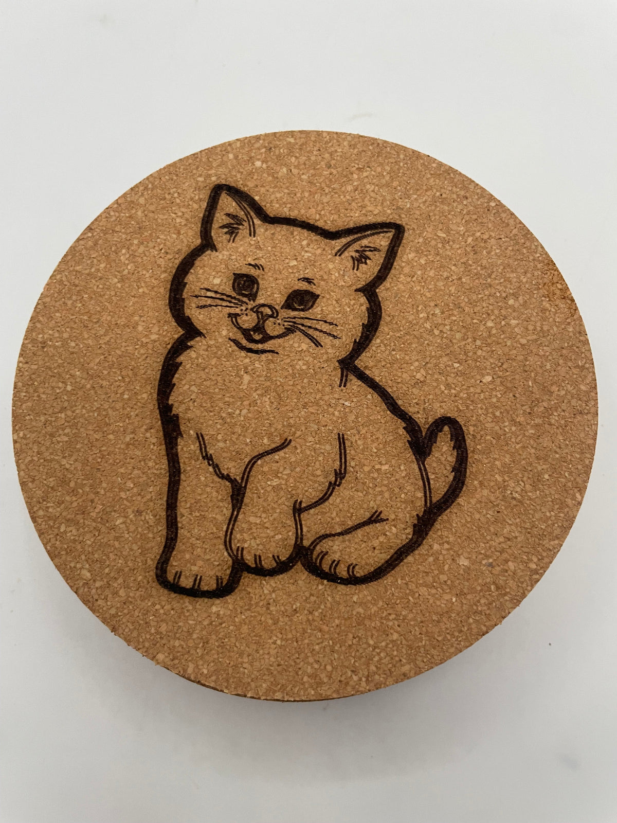 Cat Cork Coaster 6 Pack