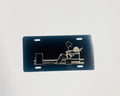 Gloss Black Aluminum Car Tag Laser Engraved Audiophile Music Lovers