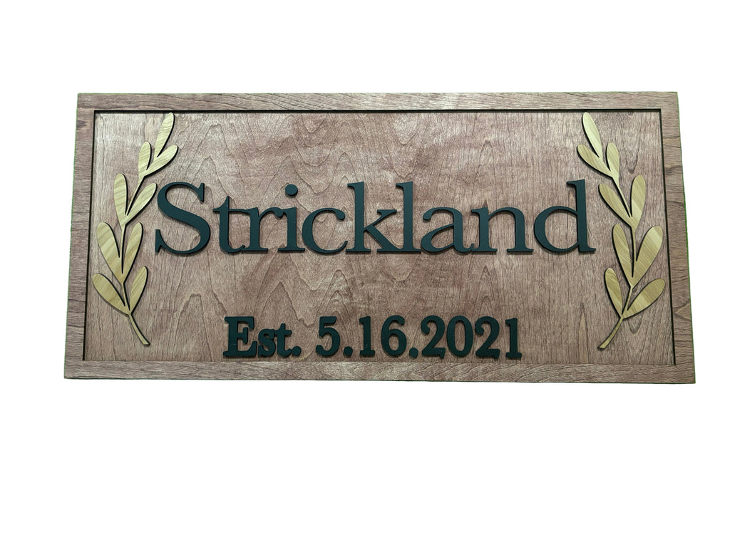 Family Name Sign