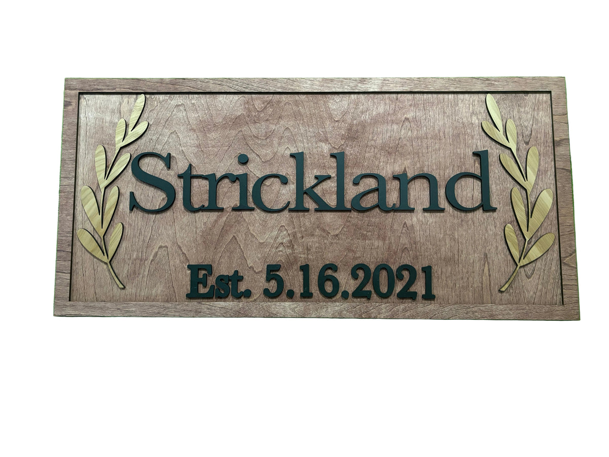 Family Name Sign