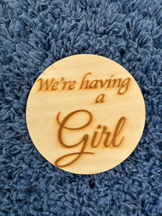 Gender Reveal Photo Prop