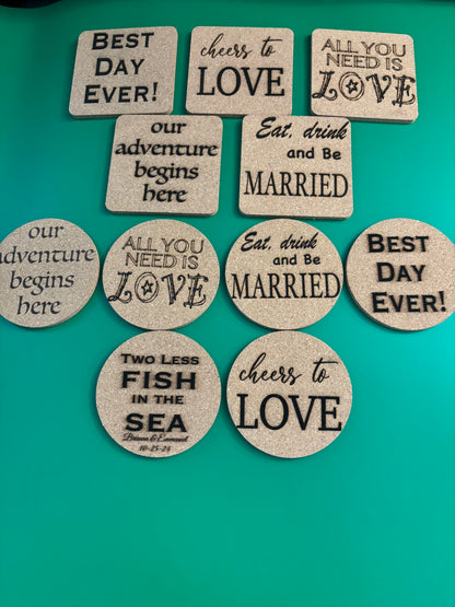 Wedding Coasters