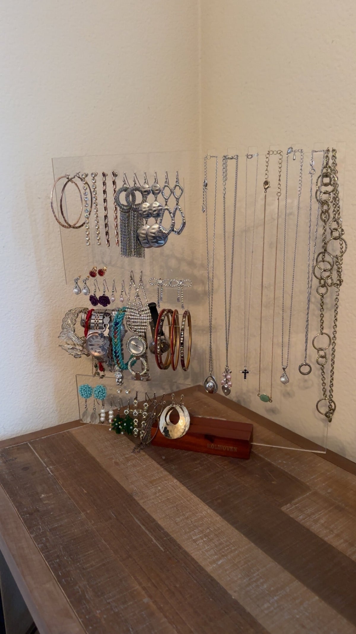 Acrylic Jewelry Stand Jewelry Tree for Necklaces, Bracelets, Watches, Earrings