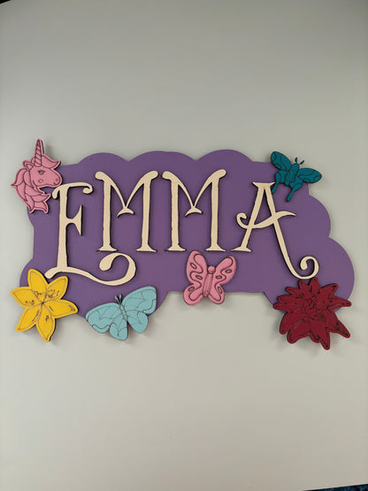 Nursery Name Sign